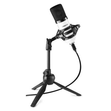 Vonyx CM300W Blanc Microphone de studio