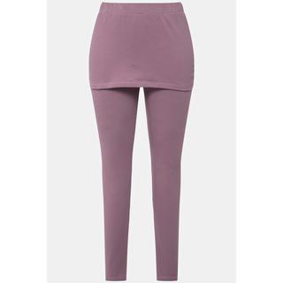 Ulla Popken  Leggings da yoga aderenti con gonnellino in cotone biologico 