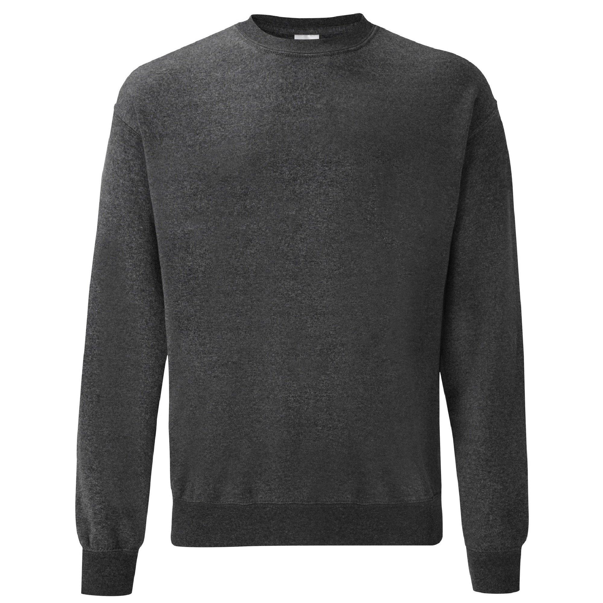 Image of Belcoro® Garn Pullover Sweatshirt Herren Taubengrau XXL