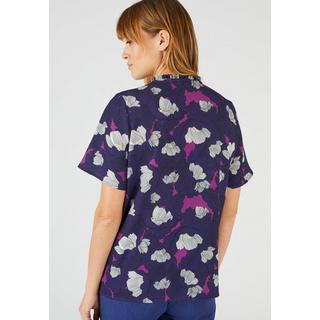 Damart  Bluse aus strukturiertem Crêpe-Stretch. 