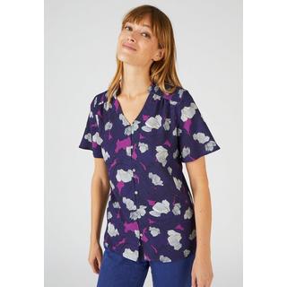 Damart  Bluse aus strukturiertem Crêpe-Stretch. 