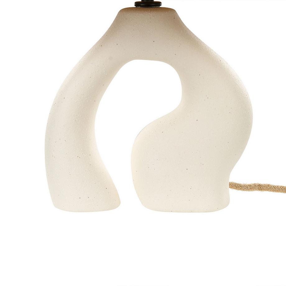 Beliani Lampada da tavolo en Ceramica  BARBAS  