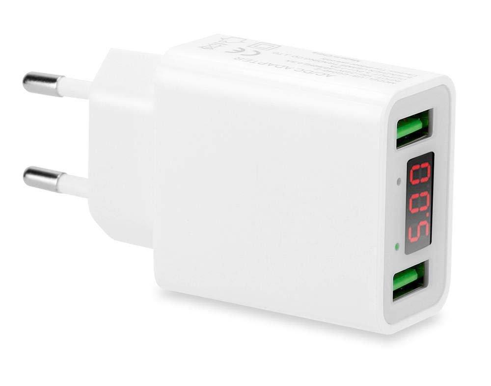 Cadorabo  2-Port USB Netzteil - 11W 5V / 2.2A 