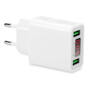 Adaptateur secteur USB 2 ports - Chargeur 11W 5V / 2.2A