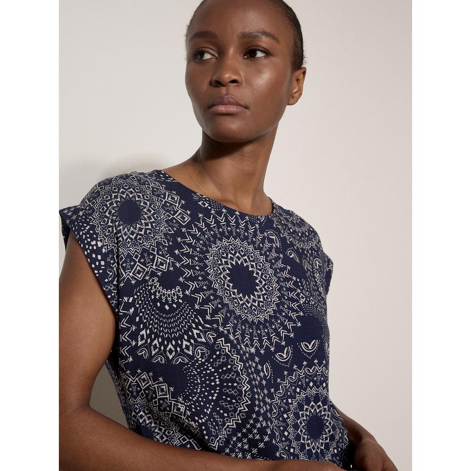 APRICOT T-Shirt Tissé Imprimé Kaléidoscope  