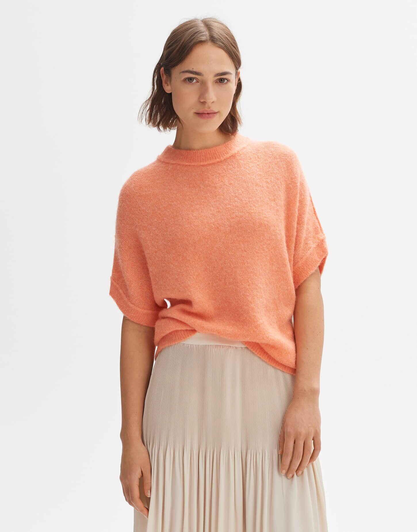 Image of Strickpullover Pitapi Gerader Schnitt Damen Lachs L