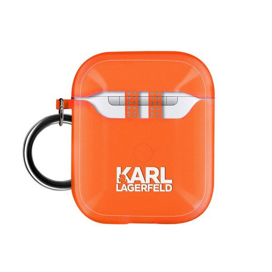 Coque Karl Lagerfeld Airpods Orange