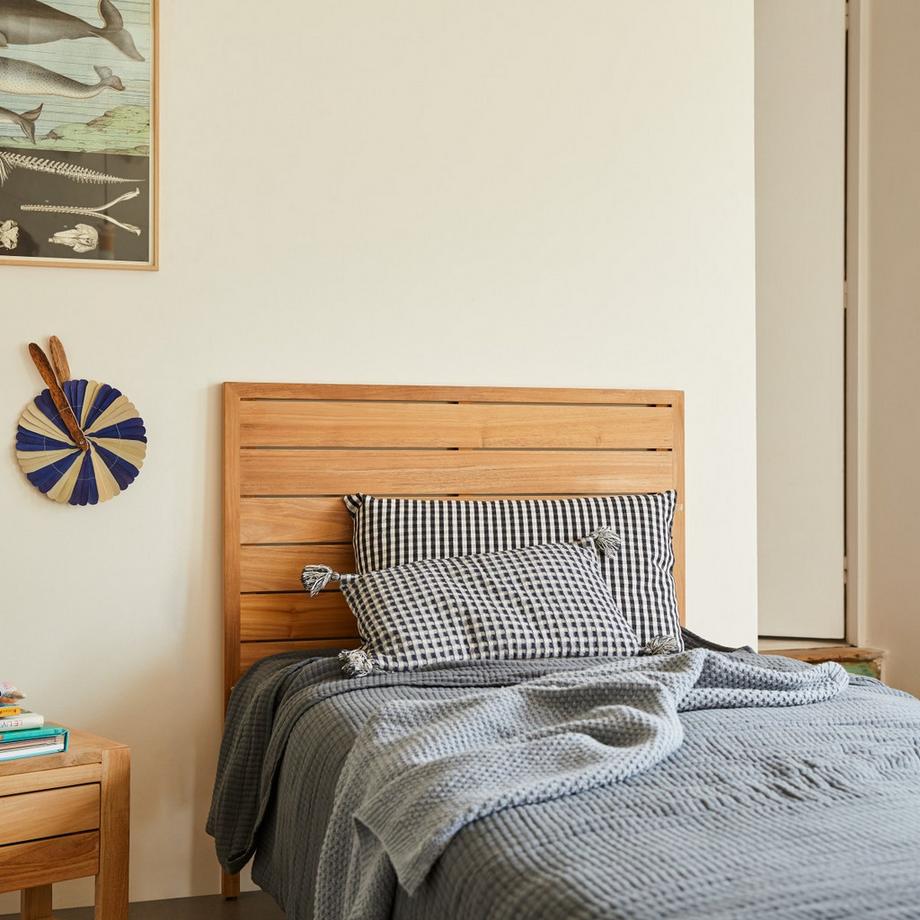 Tikamoon Tête de lit enfant en teck massif 95cm Minimalys  
