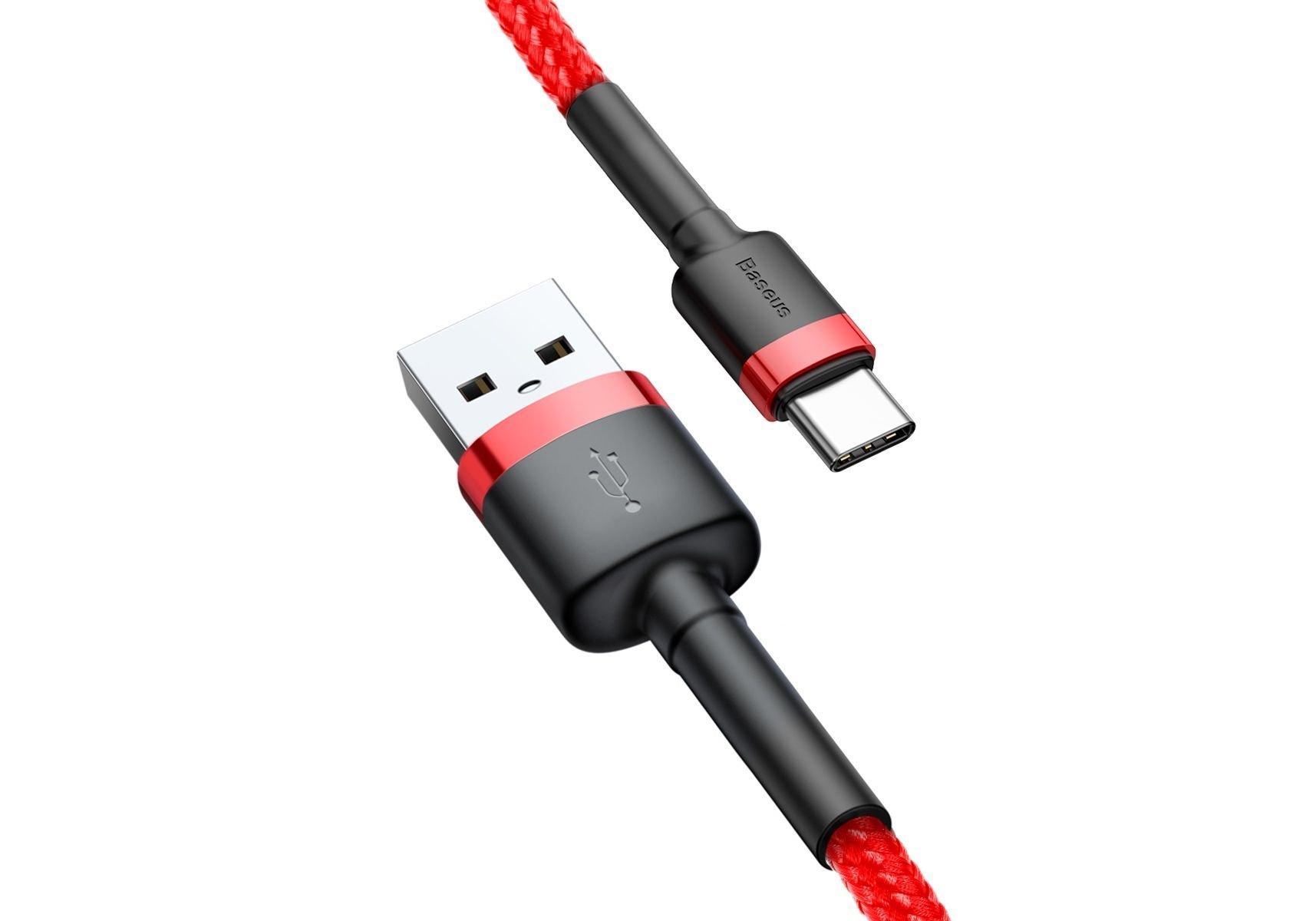 Baseus  Cafule cavo USB 2 m USB 2.0 USB A USB C Rosso 