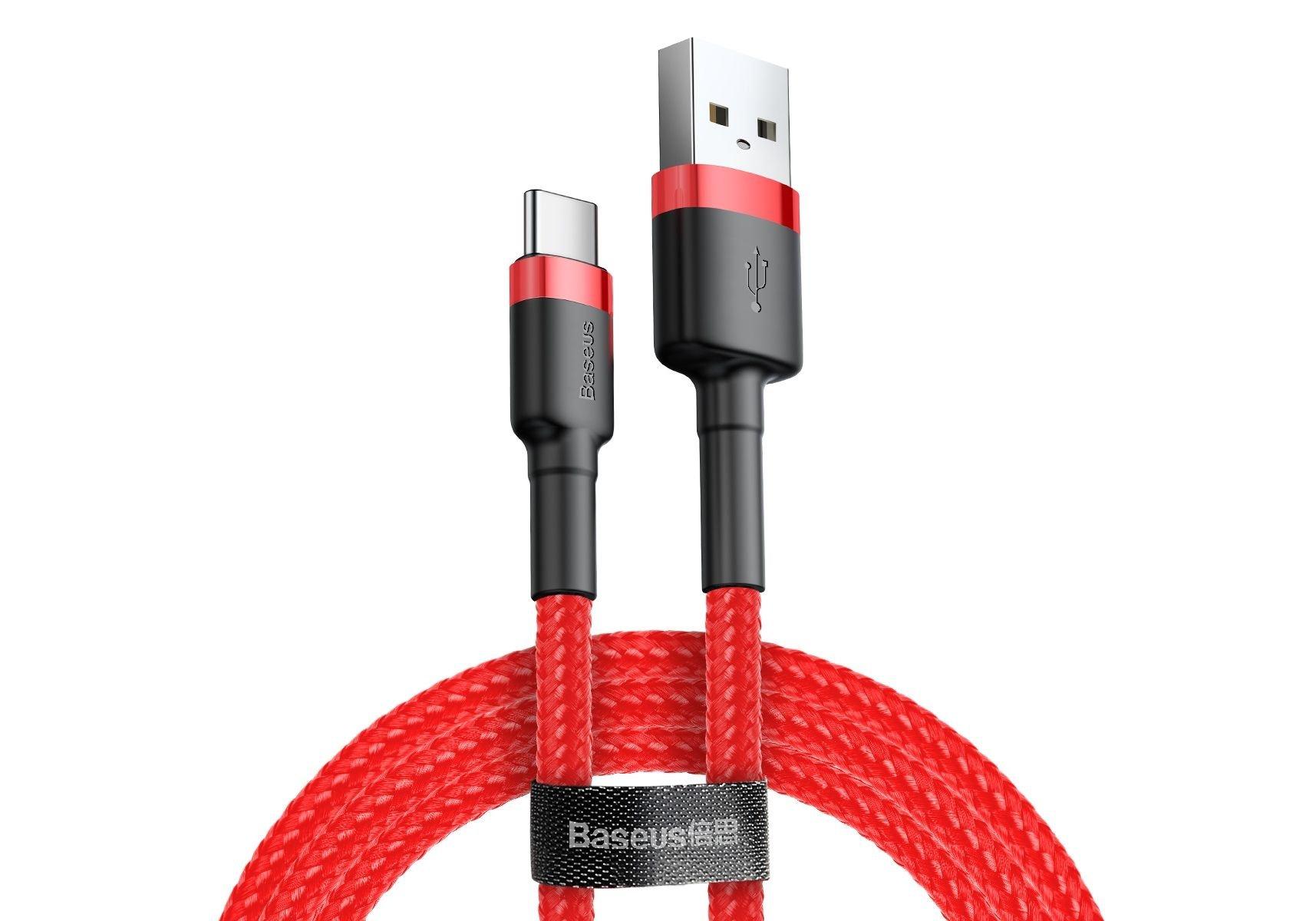 Baseus  Cafule USB Kabel 2 m USB 2.0 USB A USB C Rot 