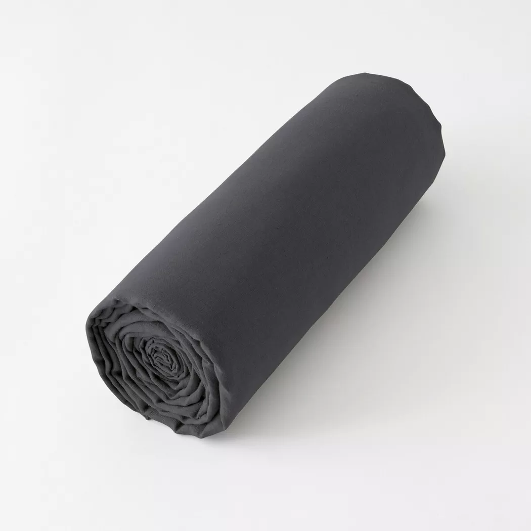 AM.PM - Fixleintuch Elina, Elina Fixleintuch, 90 x 190 cm, Grau