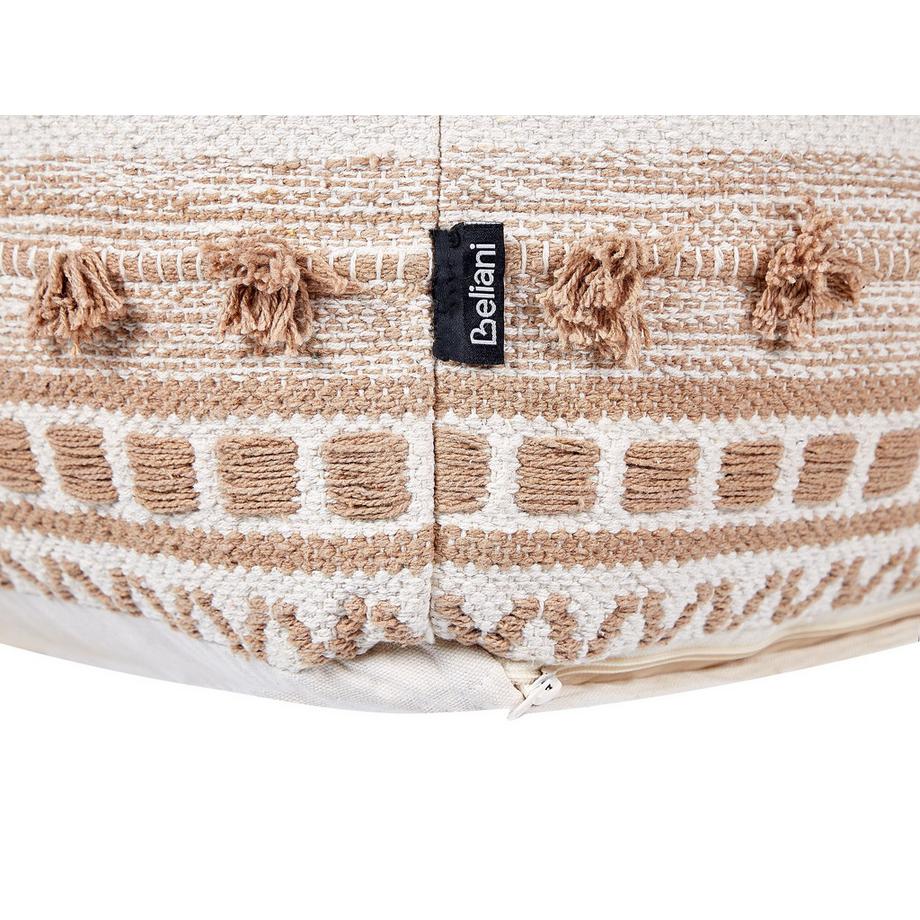 Beliani Pouf en Coton Boho KARAW  
