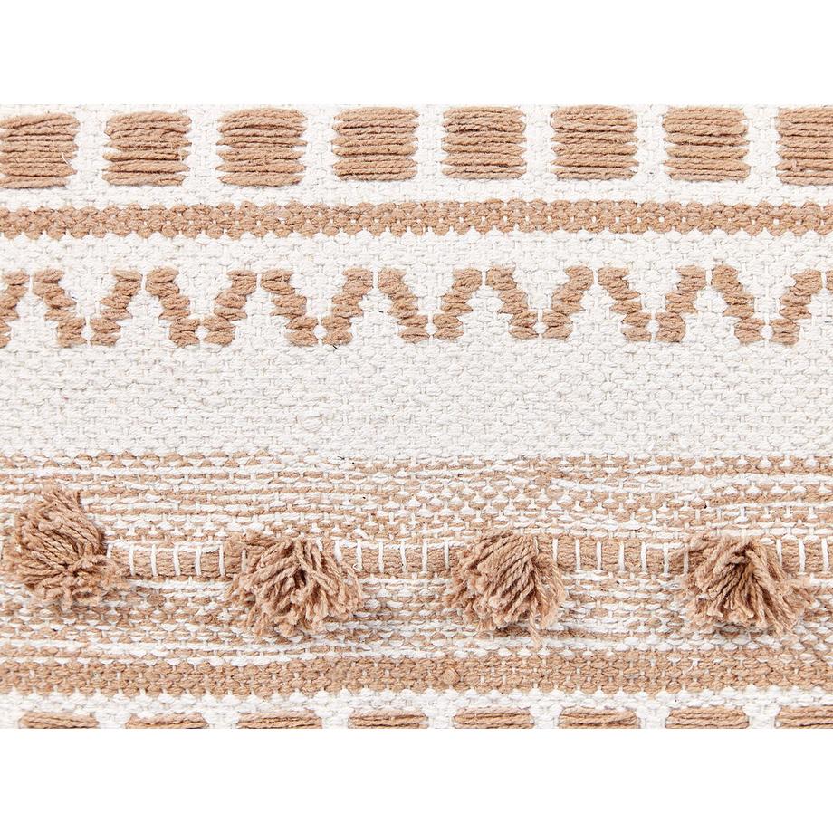 Beliani Pouf en Coton Boho KARAW  