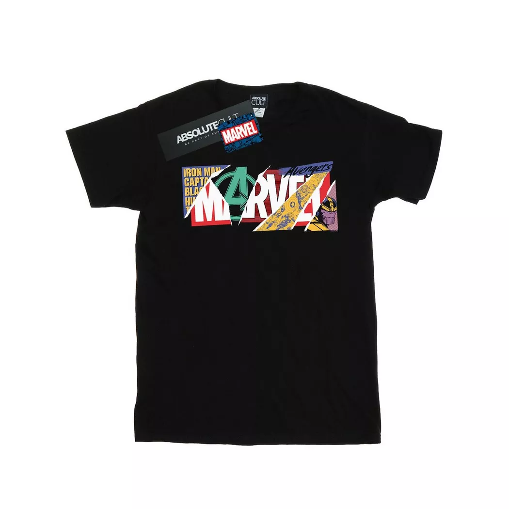 MARVEL - TShirt, für Damen, Schwarz, Größe XL