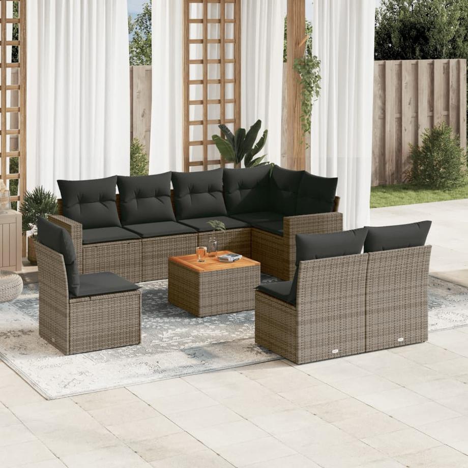 VidaXL Garten sofagarnitur poly-rattan  