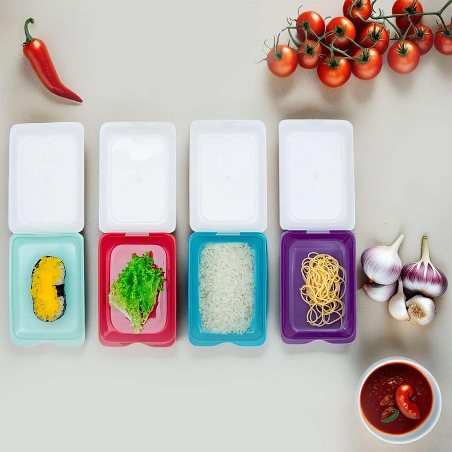 Intirilife Contenitori Per Gastronomia/Scatole Portaoggetti (Set Da 4)  