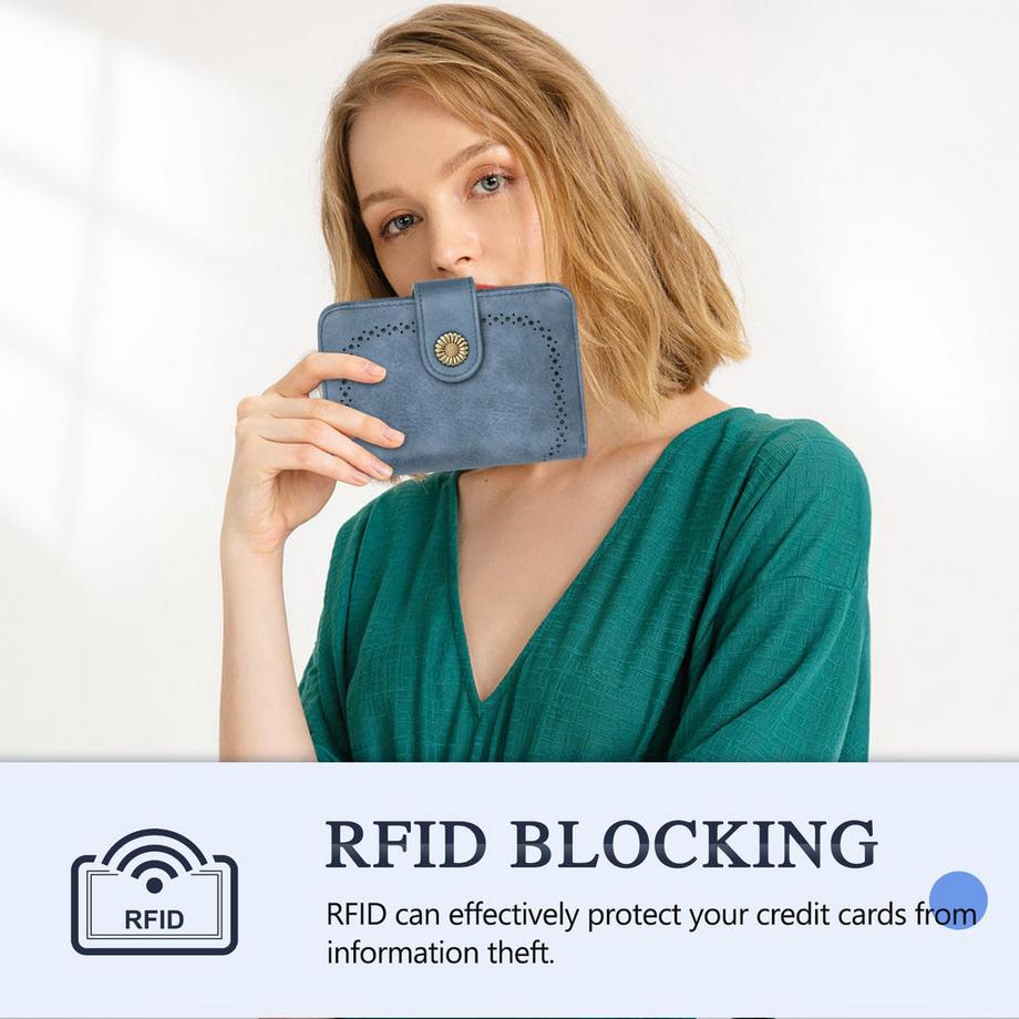 Only-bags.store Portafoglio Vintage Grande Capacità Ecopelle PU  