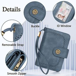 Only-bags.store Grande Capacità Portafoglio Vintage in Pelle PU  