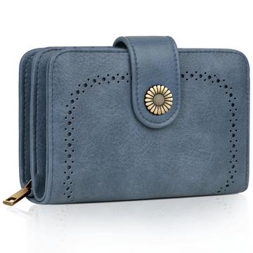 Brieftasche Große Kapazität PU-Leder Vintage Brieftasche