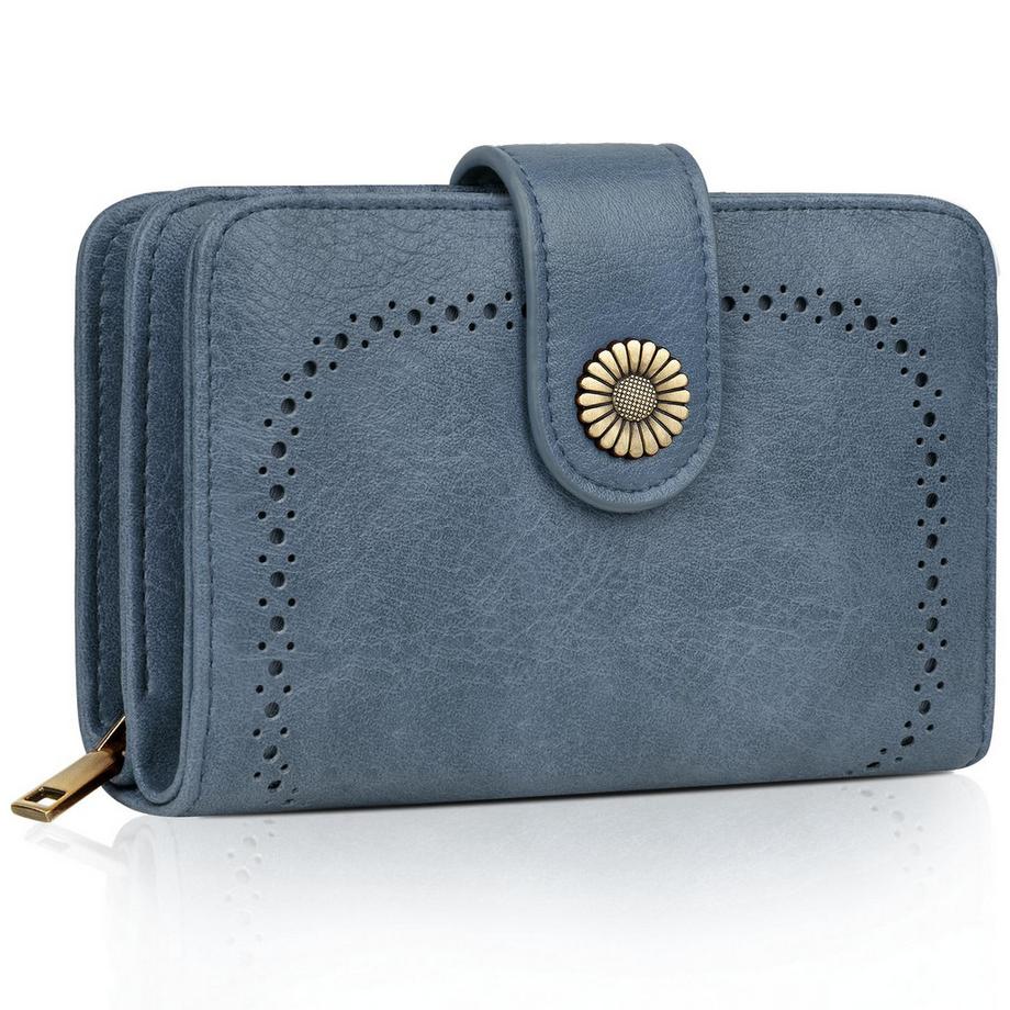 Brieftasche Große Kapazität PU-Leder Vintage Brieftasche