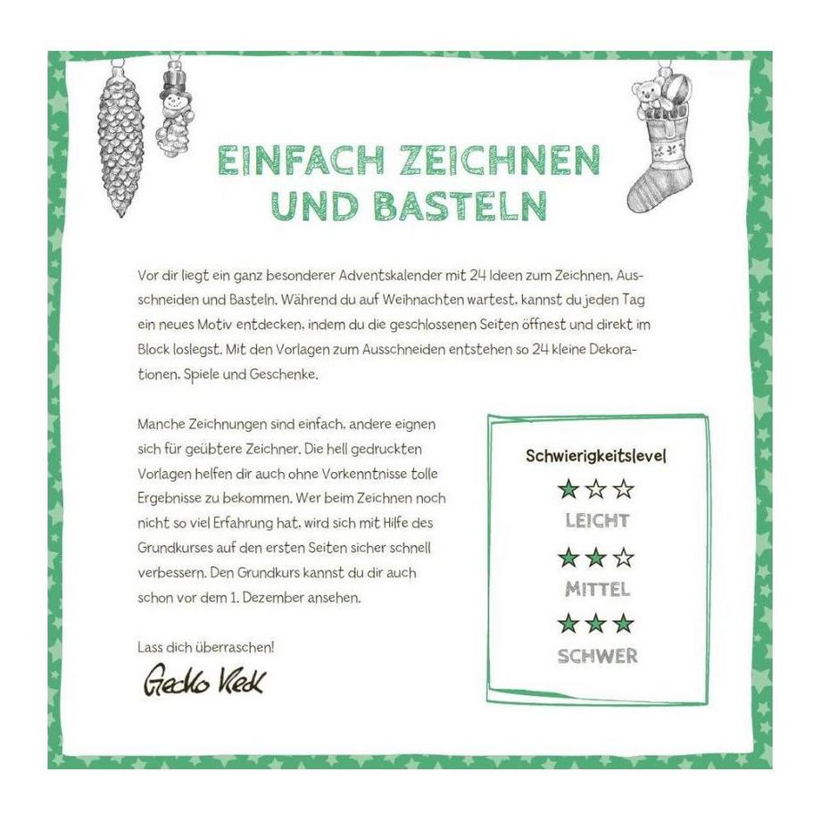 Frechverlag Calendrier de lAvent - Le livre Lart du Ze  