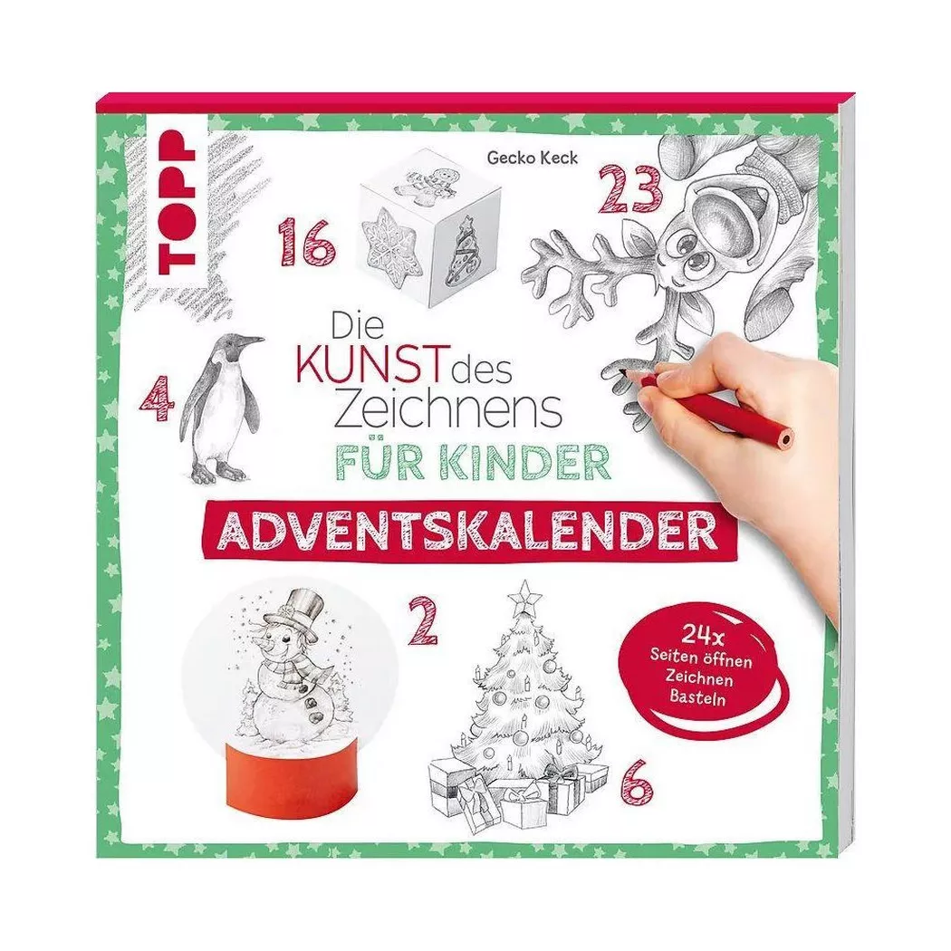 Frech - Die Kunst des Zeichnens für Kinder Adventskalender, One Size