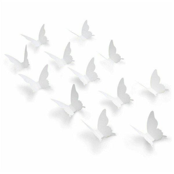 Image of 12pcs 3D Mirror Butterfly Wandaufkleber Abnehmbares Aufkleber Wandkunst -Wohnkultur 12pcs 3D Mirror Butterfly Wandaufkleber Abnehmbares Aufkleber Wandkunst -Wohnkultur