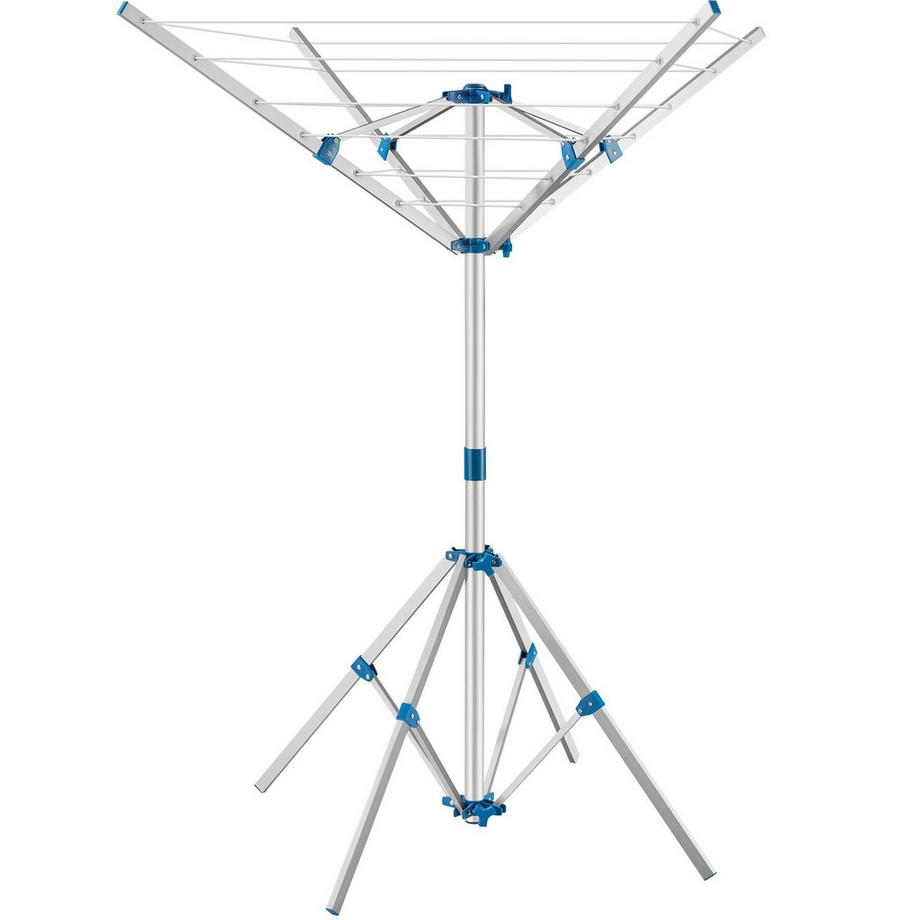 Tectake Stendibiancheria a torre portatile in alluminio  resistente alle intemperie  
