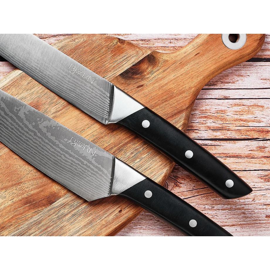 BJÖRN Küchenmesserblock und Steakmesser ERLING LOVIISA  