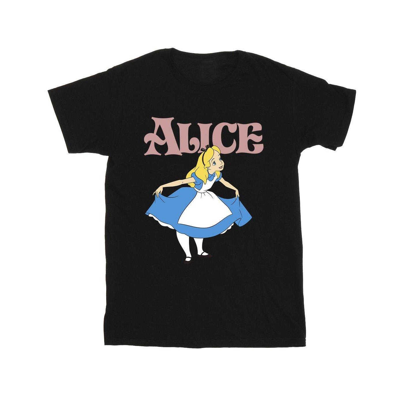 Image of Alice In Wonderland Take A Bow Tshirt Herren Schwarz 5XL