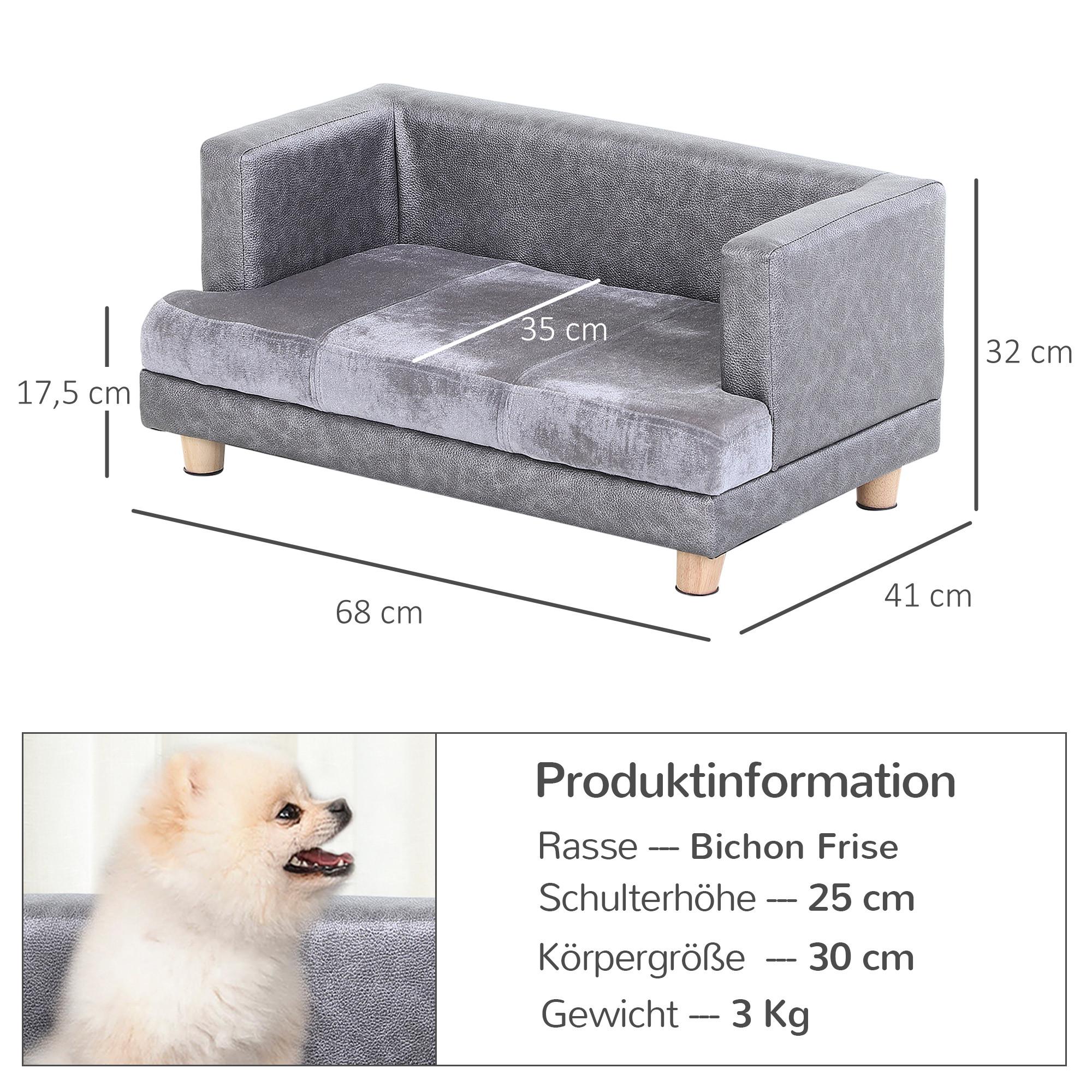 PawHut  Canapé pour chien 