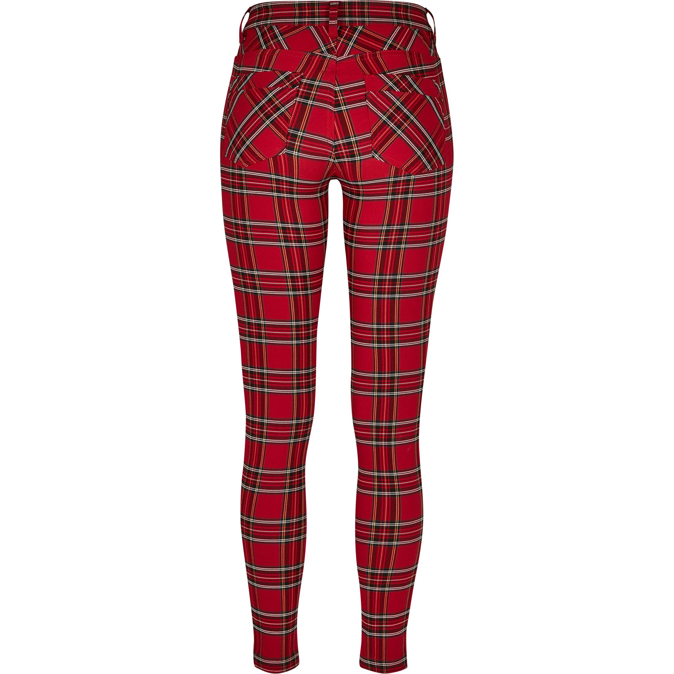 URBAN CLASSICS  pantalon urban classic skinny tartan 