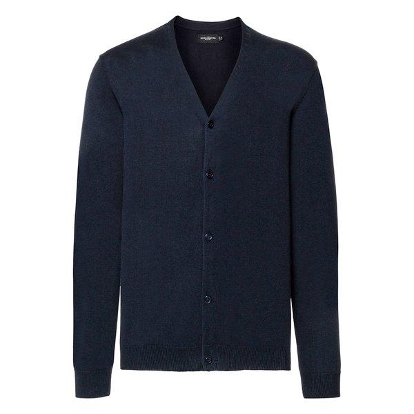 Image of Collection Strickjacke Vausschnitt Herren Marine XXS