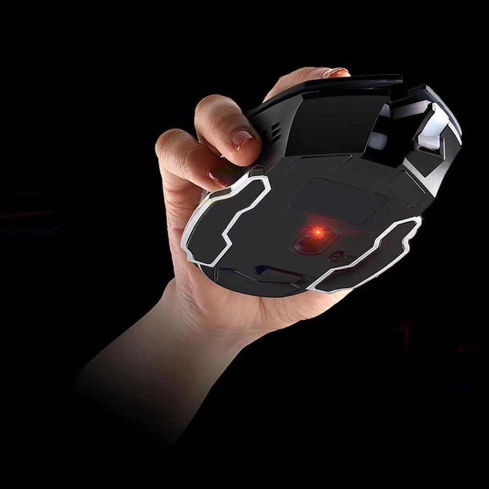 eStore  Souris de jeu sans fil, X8 - Rétroéclairée 