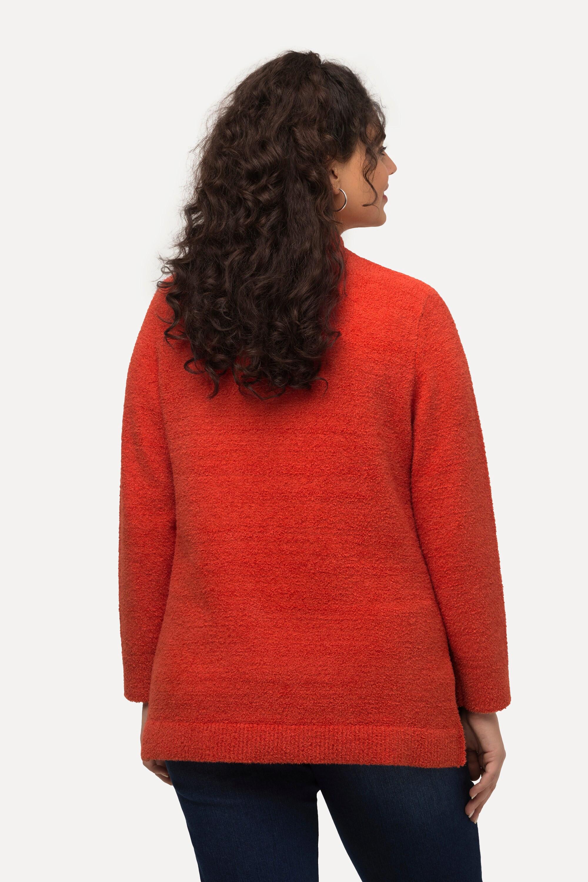 Ulla Popken  Pullover morbido con collo alto e maniche lunghe 