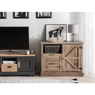 Beliani Sideboard aus Faserplatte Boho TORONTO  