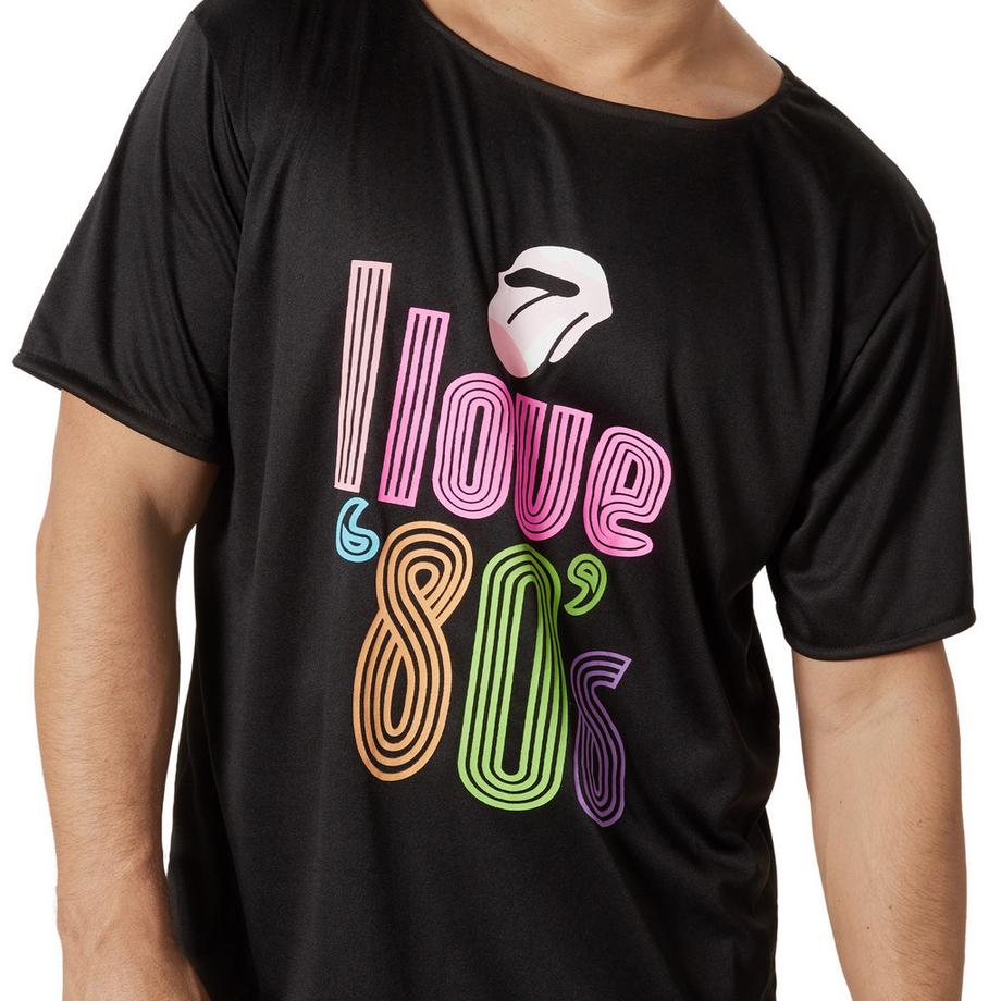 Tectake  Costume da uomo Jogger I love 80´s 