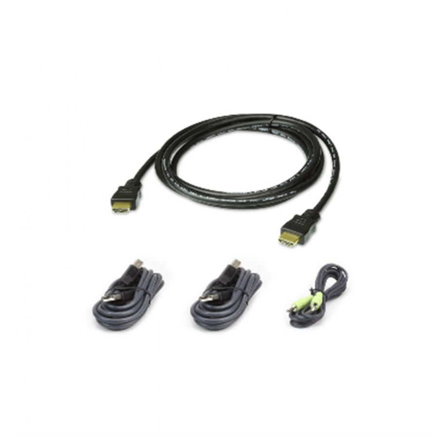 2L-7D02UHX4 USB HDMI Secure KVM Kabel Set 1