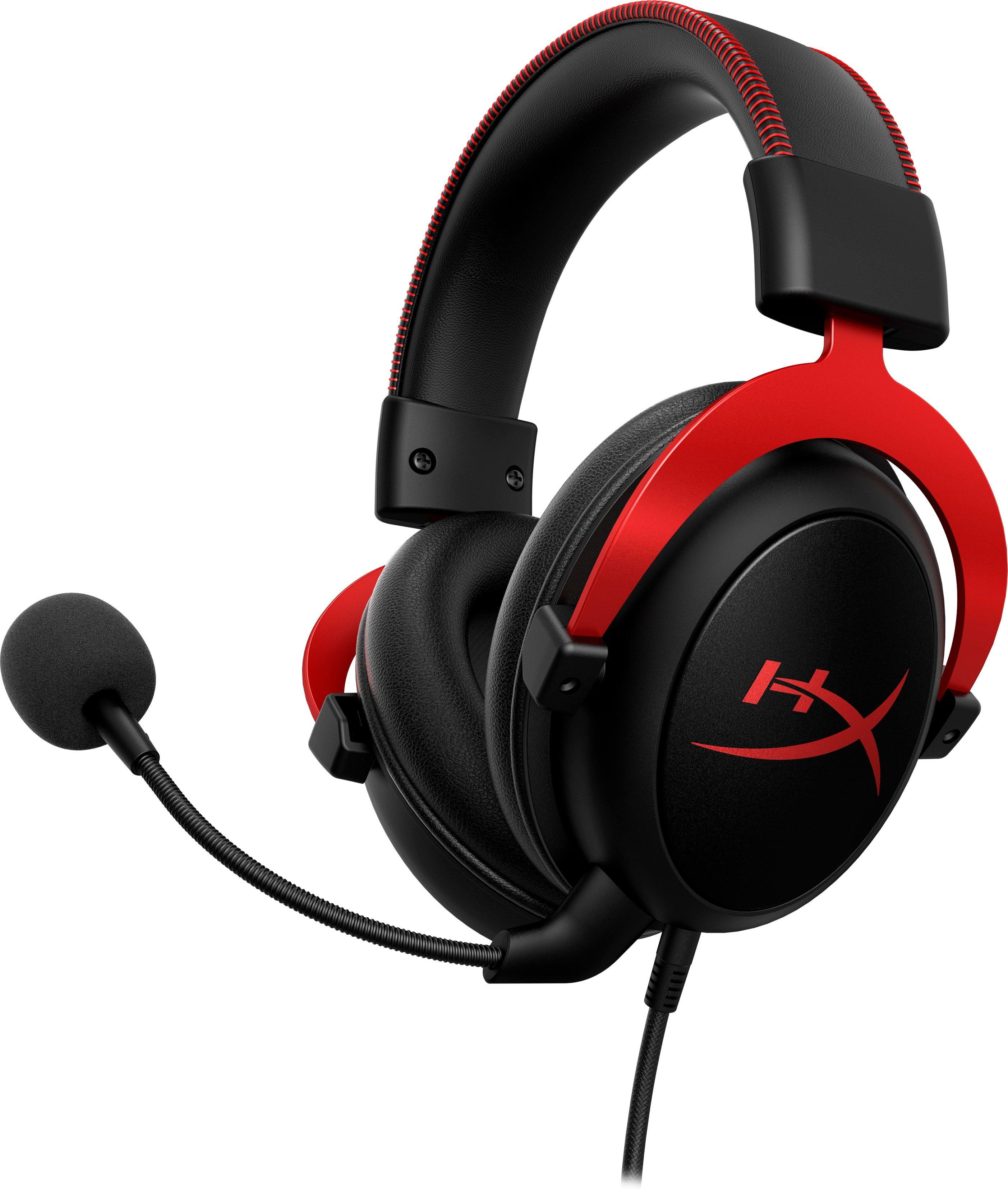 HyperX  HyperX Cloud II – Cuffie da gaming (nero-rosso) 