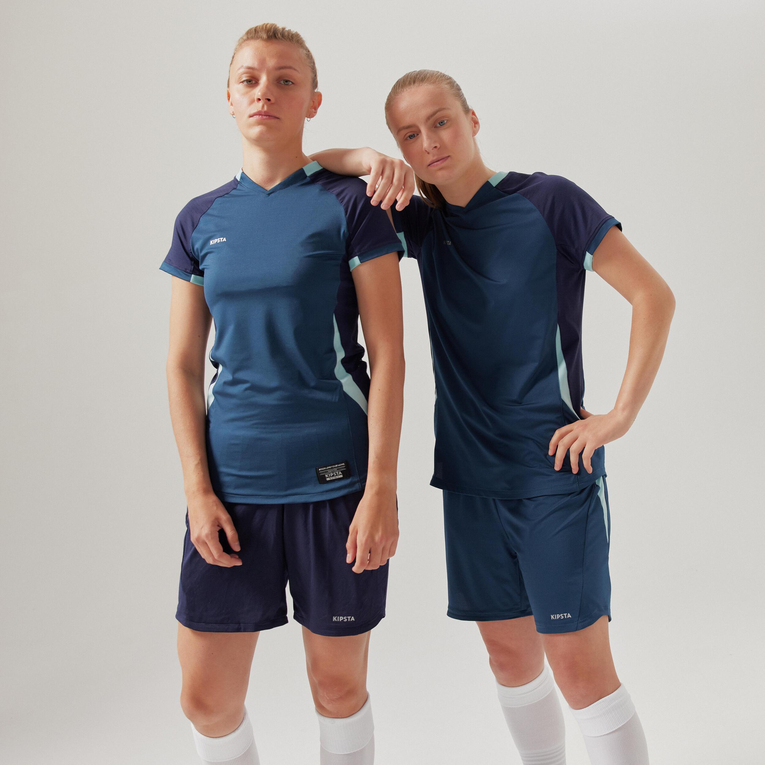Image of Kurzarmtrikot - Fit 900 Unisex Blau Bedruckt M