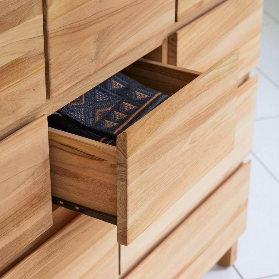 Tikamoon Cassettiera in teak massello Milano  