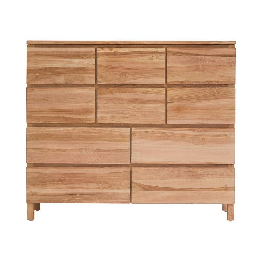 Cassettiera in teak massello Milano