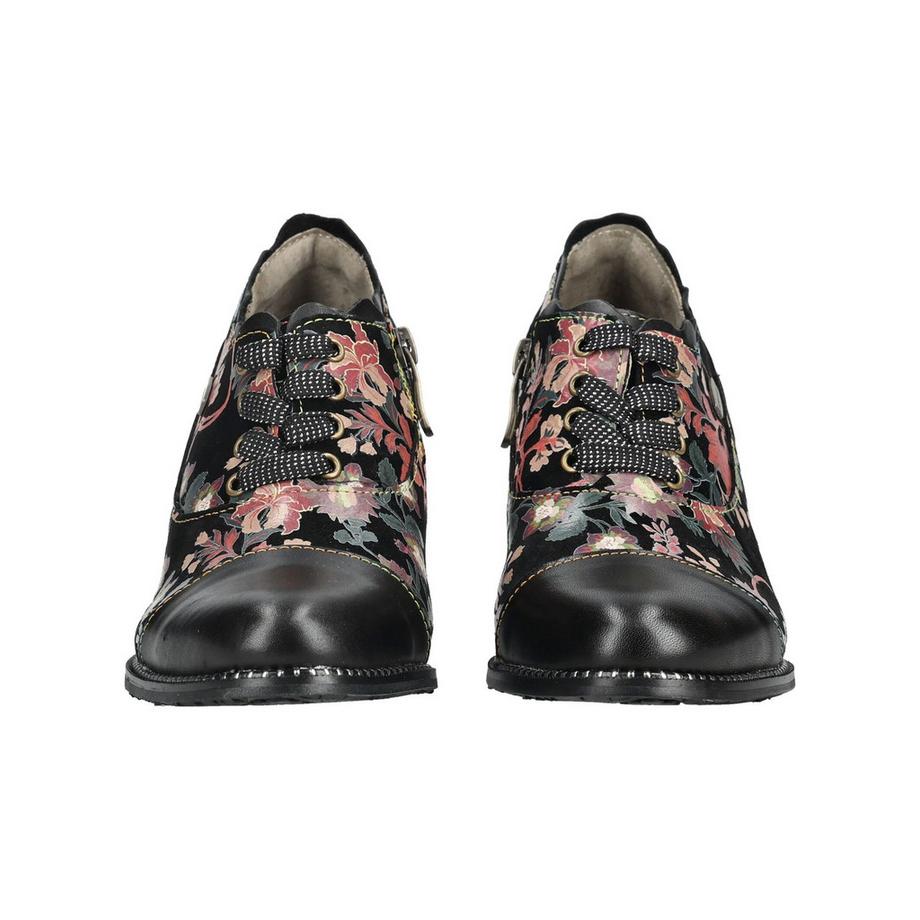 Laura Vita Escarpins à lacets imprimé floral  