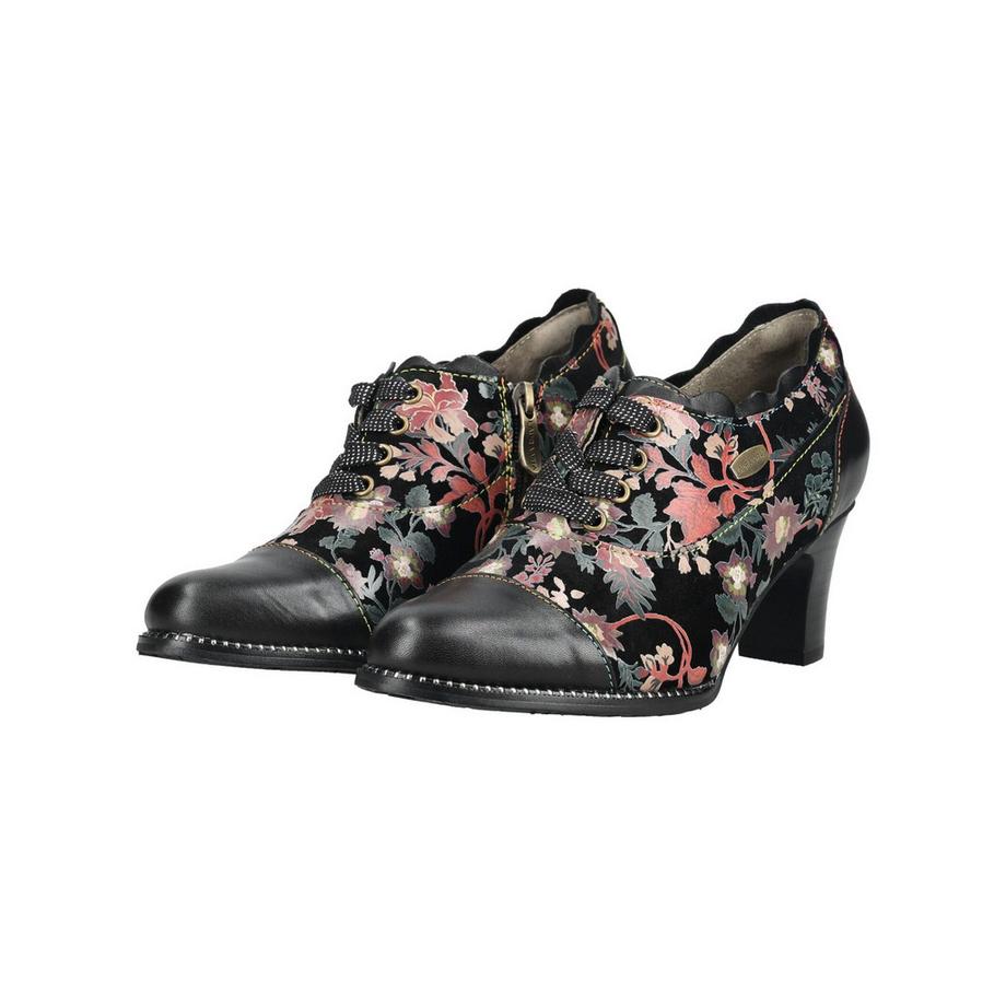 Laura Vita Escarpins à lacets imprimé floral  