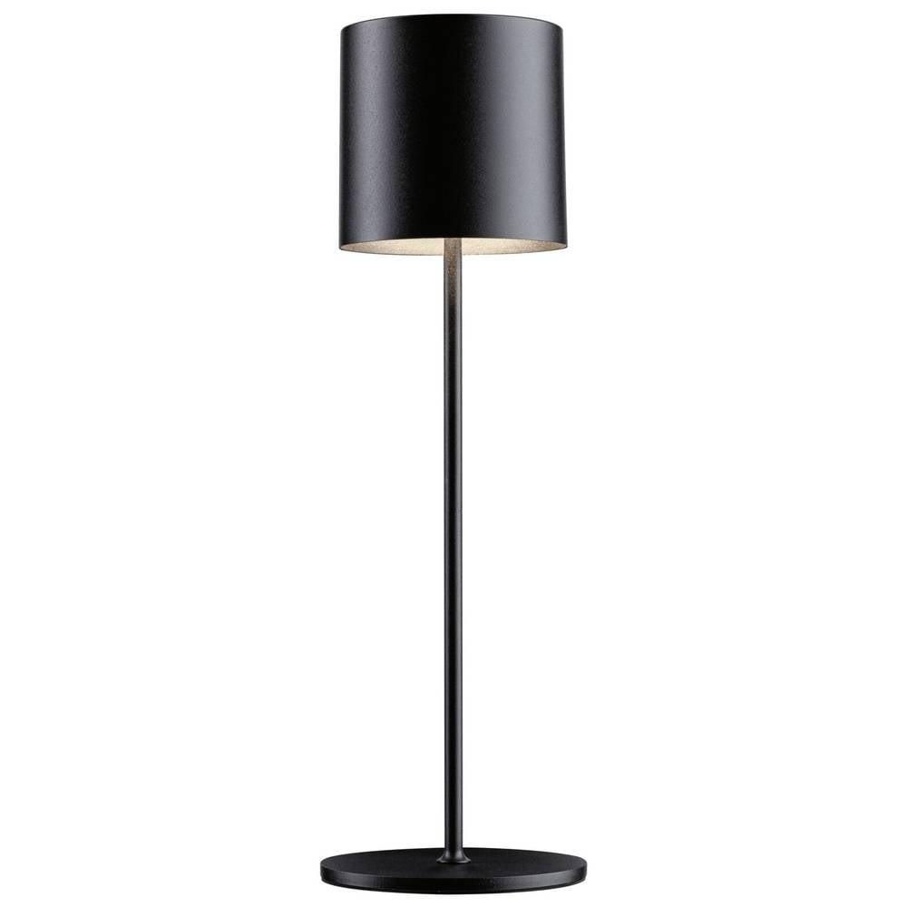 Paulmann Tuni Akku-Tischlampe 2.8 W Warmweiß Schwarz (matt)  