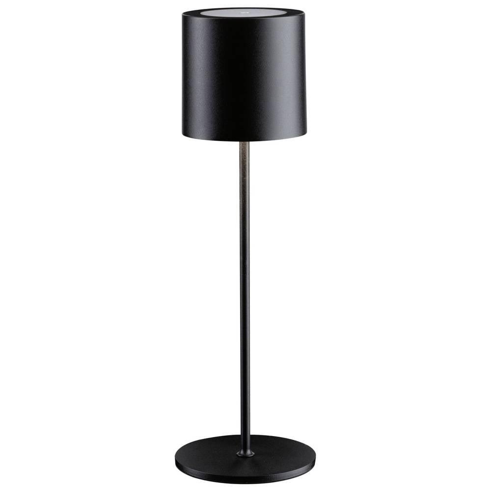 Paulmann Tuni Akku-Tischlampe 2.8 W Warmweiß Schwarz (matt)  