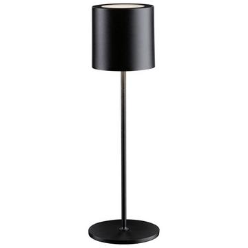 Tuni Akku-Tischlampe 2.8 W Warmweiß Schwarz (matt)