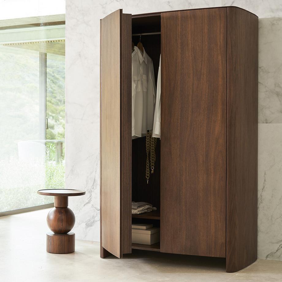 AM.PM Bout de canapé noyer massif  