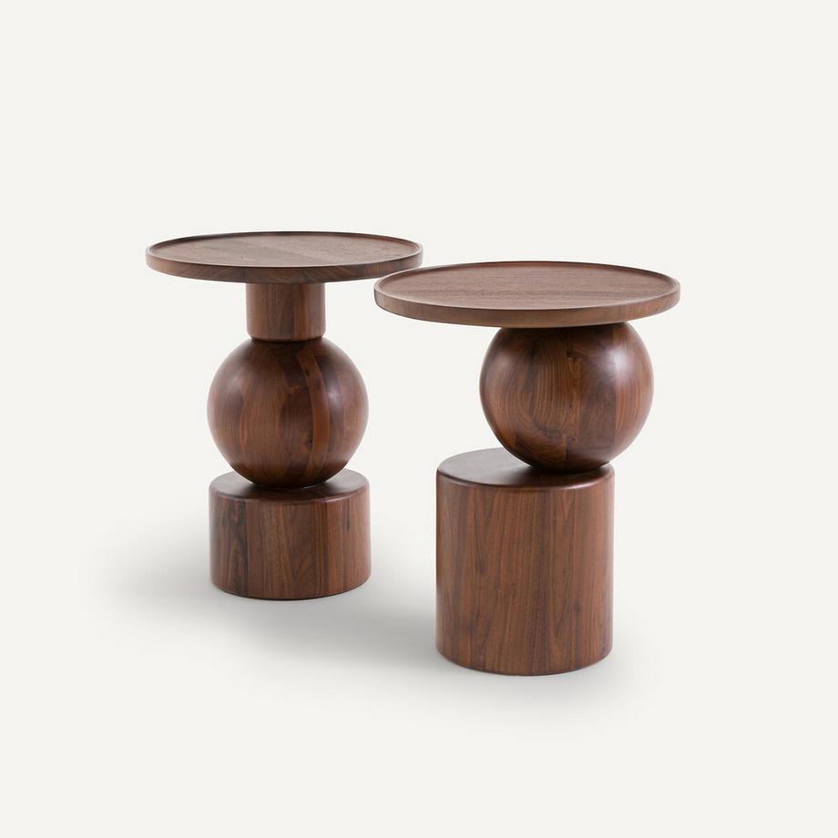 AM.PM Bout de canapé noyer massif  