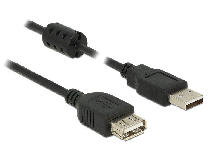 Image of 84883 USB Kabel 1 m USB 2.0 USB A Schwarz